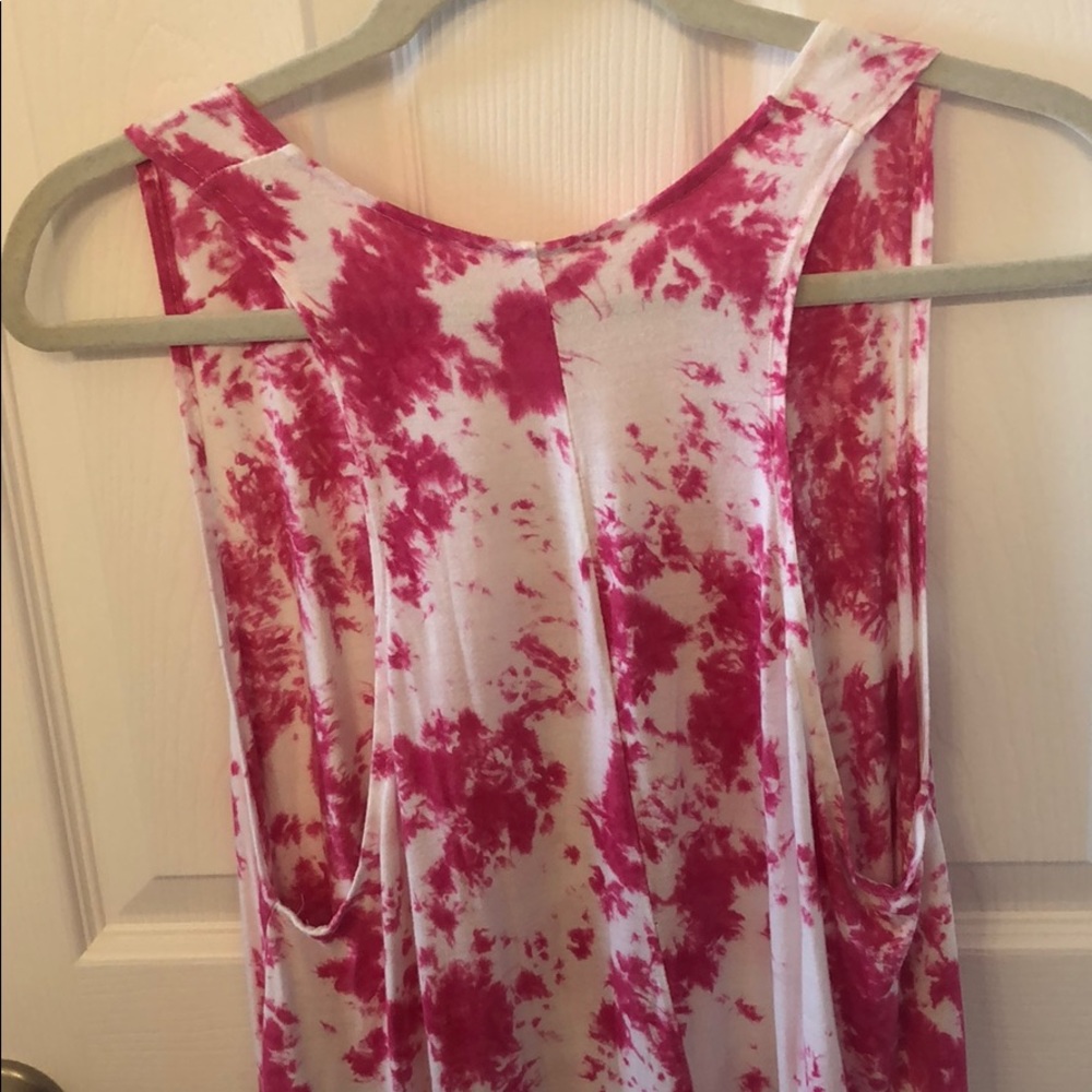 Pink/White Tank Top - Picture 3 of 4